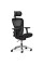 Кресло Mealux Q1 Air Black (арт. HF -Q1 M/B) - спинка сетка / сиденье сетка / цвет чорный (коробок-1 шт.)