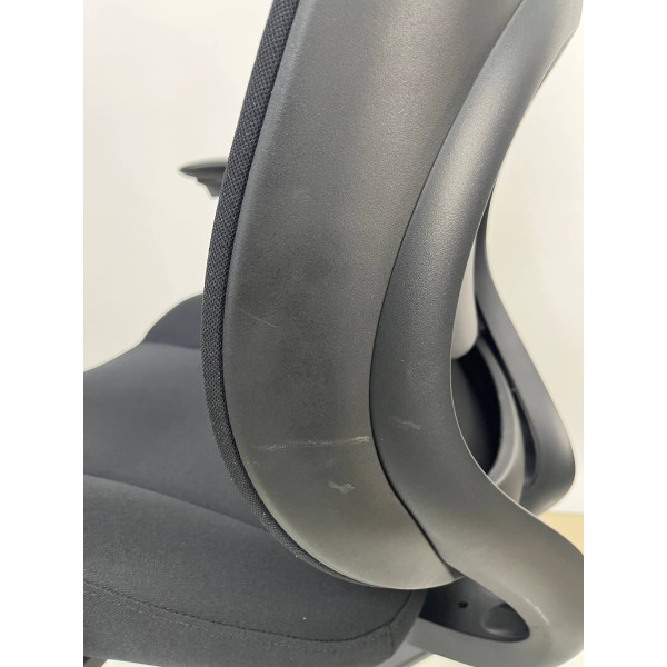 Офисное кресло Mealux HF-Q26 Black (арт. HF-Q26 F/B) (sale) - черная ткань (коробок 1 шт.)