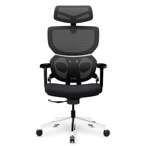 Кресло Mealux Q3 Air Fabric Black (арт. HF- Q3 F/B) - спинка сетка / сиденье ткань / цвет черный (коробок-1 шт.)