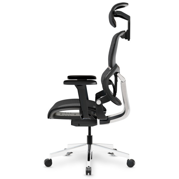Кресло Mealux Q3 Air Black (арт. HF- Q3 M/B)  - спинка сетка / сиденье сетка / цвет черный (коробок-1 шт.)