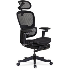 Кресло Mealux Q5 Air Black (арт. HF -Q5 M/B) - спинка сетка / сиденье сетка / цвет чорный (коробок-1 шт.)