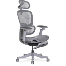 Кресло Mealux Q5 Air Grey (арт. HF-Q5 M/G) - спинка сетка / сиденье сетка / цвет серый (коробок-1 шт.)