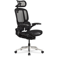 Кресло Mealux S202 Air Black (арт. HF-S202 M/B)  - спинка сетка / сиденье сетка / цвет черный (коробок-1 шт.)