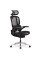 Кресло Mealux S202 Air Black (арт. HF-S202 M/B)  - спинка сетка / сиденье сетка / цвет черный (коробок-1 шт.)