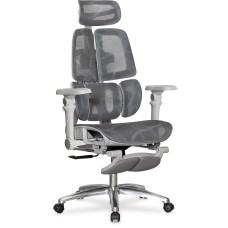 Кресло Mealux S3 Air Grey (арт. HF-S3 M/G) - спинка сетка / сиденье сетка / цвет серый (коробок-1 шт.)