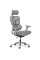 Крісло Mealux S4 Air Fabric Grey (арт. HF-S4 F/G) - спинка сітка / сидіння тканина / колір сірий (коробок-1 шт.)