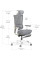 Кресло Mealux S6 Air Fabric Grey White (арт. HF-S6 F/ GW) - спинка сетка / сиденье ткань серая / крестовина белая  (коробок-1 шт.)