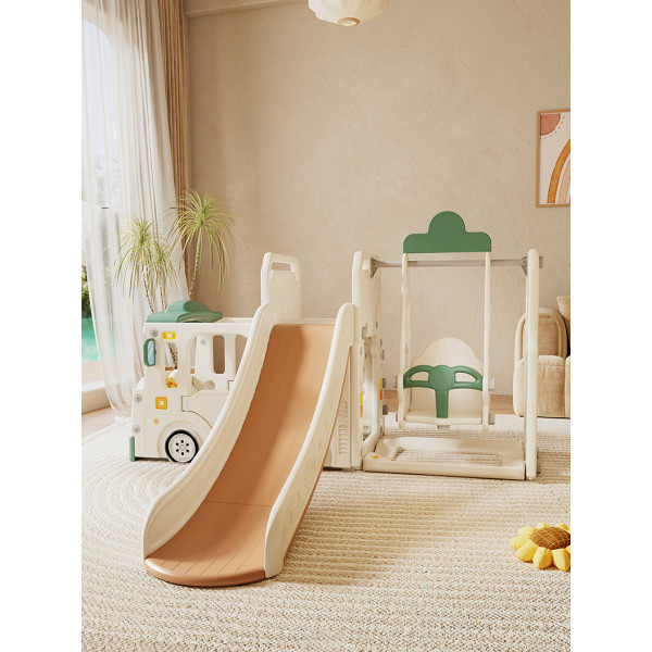Детский игровой комплекс Mealux Amber White/Green (арт. KD-B010 White) - цвет пластика белый с зеленым (коробок 1 шт.)