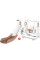 Игровой комплекс Mealux Cosmo White/Coffee (арт.KD-B022 White/Coffee) – цвет пластика бело-коричневый (коробок-1 шт.)