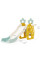 Горка  для детей Mealux Eric Blue/Yellow (арт. KD-B351 Blue/Yellow) - цвет пластика голубой с желтым (коробок 1 шт.)