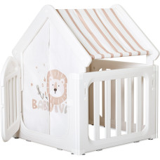 Манеж-домик для детей Mealux Lulu House (арт. KD-C029 White) - цвет пластика белый (коробок 1 шт.)