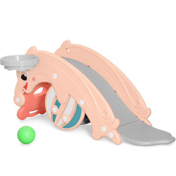 Детский игровой комплекс Mealux Froggy Orange (арт. KD-D011 Orange) - цвет пластика оранжевый (коробок 1 шт.)