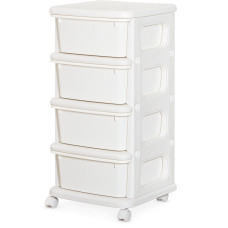 Детский комод Mealux Otto White (арт. KD-E013 White) - цвет пластика белый (коробок 1 шт.)