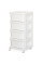 Детский комод Mealux Otto White (арт. KD-E013 White) - цвет пластика белый (коробок 1 шт.)