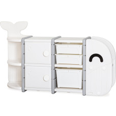 Стелаж Mealux Swimo White (арт. KD-E017 White) - цвет пластика белый (коробок 1 шт.)