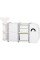 Стелаж Mealux Swimo White (арт. KD-E017 White) - цвет пластика белый (коробок 1 шт.)