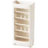 Стелаж Mealux Brooks White (арт. KD-E041 White) - колір пластику білий (коробок 1 шт.)