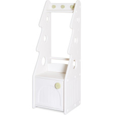 Стеллаж Mealux Wendy White (арт. KD-E043 White) – цвет пластика белый (коробок-1 шт.)