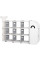 Стелаж Mealux Splash White (арт. KD-E054 White) - цвет пластика белый (коробок 1 шт.)