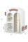 Детский шкаф Mealux  Narnia White (арт. KD-E061 Coffee White) - цвет пластика белый с коричневым (коробок-1 шт.)