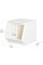 Закрытый стеллаж для игрушек Mealux Boxy S White (арт. KD-E071 White) – цвет пластика белый (коробок-1 шт.)