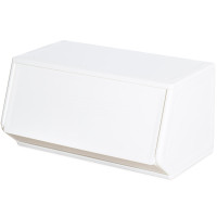 Закрытый стеллаж для игрушек Mealux Boxy L White (арт. KD-E073 White) – цвет пластика белый (коробок-1 шт.)