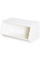 Закрытый стеллаж для игрушек Mealux Boxy L White (арт. KD-E073 White) – цвет пластика белый (коробок-1 шт.)