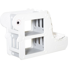 Стеллаж Mealux Dinosaur White (арт. KD-E082 White) – цвет пластика белый (коробок-1 шт.)