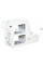 Стеллаж Mealux Dinosaur White (арт. KD-E082 White) – цвет пластика белый (коробок-1 шт.)