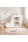 Стеллаж Mealux Dinosaur White (арт. KD-E082 White) – цвет пластика белый (коробок-1 шт.)