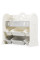 Стеллаж Mealux Slotto White (рт. KD-E121 White) -  цвет пластика белый (коробок 1 шт.)