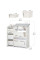 Стеллаж Mealux Chef White/Gray (арт. KD-E153 White/Gray) - цвет пластика белый с серым (коробок 1 шт.)