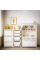 Стеллаж Mealux Master Chef White/Gray  (арт. KD-E154 White/Gray) - цвет пластика белый с серым (коробок 1 шт.)