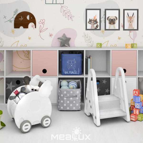 Дитяча іграшка-візок Mealux Coco (арт. KD-E161 White) - колір пластику білий (коробок-1 шт.)
