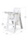 Стульчик для кормления Mealux Feedo White/Grey (арт. KD-F033 White/Grey) - цвет пластика бело-серый (коробок-1 шт.)
