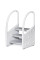 Дитяча сходинка Mealux Kiko White (арт. KD-F041-2 White) - колір пластику білий з сірим (коробок-1 шт.)