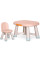 Дитячий комплект Mealux Peppa (арт. KD-F042 Orange) - столик та стільчик / колір оранжевий (коробок-1 шт.)