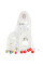 Игровой комплекс Mealux Sporto White (арт. KD-H011-1 White) - цвет пластика белый (коробок 1шт.)