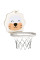 Баскетбольная корзина Mealux Sonic (арт. KD-H012 White) - цвет белый с серым (коробок-1 шт.)