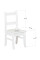 Детский стульчик Mealux KD-Y951 White - дерево / белый (коробок 1шт.