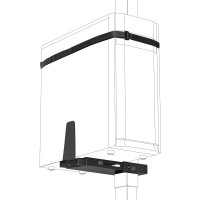 Держатель системного блока Mealux PM-02 black - коробок 1 шт.