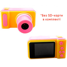 Детский цифровой фотоаппарат (Photo-01 PN-Y) / цвет пластика грозовый с желтым / ( коробок 1 шт.)