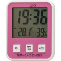 SMART-часы розовые (арт.Smart clock PN) - цвет пластика розовый (коробок 1шт.)