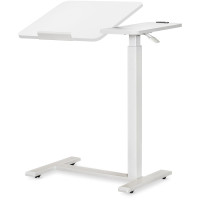 Стол Hommex Mobidesk Duo White (арт. ТН-010-2 White) - столешница белая / ножки белые (коробок 1 шт.)
