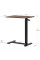 Стіл Hommex Mobidesk Lite Walnut (арт. TH-010 lite Walnut) - стільниця горіхова / ніжки чорні (коробок 1 шт.)