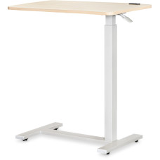 Стіл Hommex Mobidesk USB Maple (арт. TH-010 Maple) - стільниця клен / ніжки білі (коробок 1 шт.)