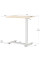Стіл Hommex Mobidesk USB Maple (арт. TH-010 Maple) - стільниця клен / ніжки білі (коробок 1 шт.)