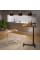 Стол Hommex Mobidesk Walnut (арт. ТН-010 Walnut) - столешница ореховая / ножки черные (коробок 1 шт.)
