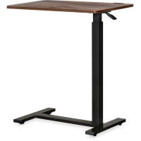 Стіл Hommex Mobidesk USB Walnut (арт. TH-010 Walnut) - стільниця горіхова / ніжки чорні (коробок 1 шт.)