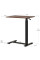 Стол Hommex Mobidesk Walnut (арт. ТН-010 Walnut) - столешница ореховая / ножки черные (коробок 1 шт.)